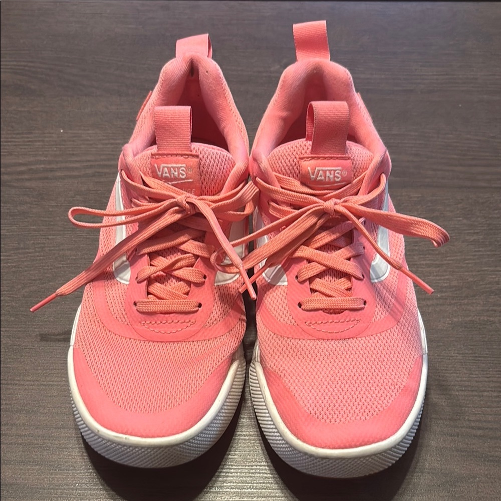Vans Pink Canvas Sneakers Classic Lace-Up